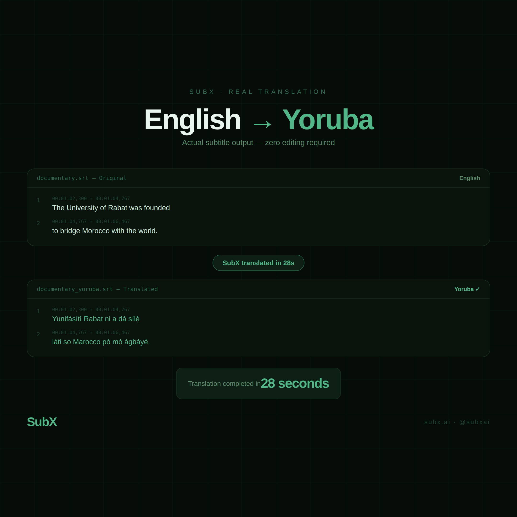 SubX Free